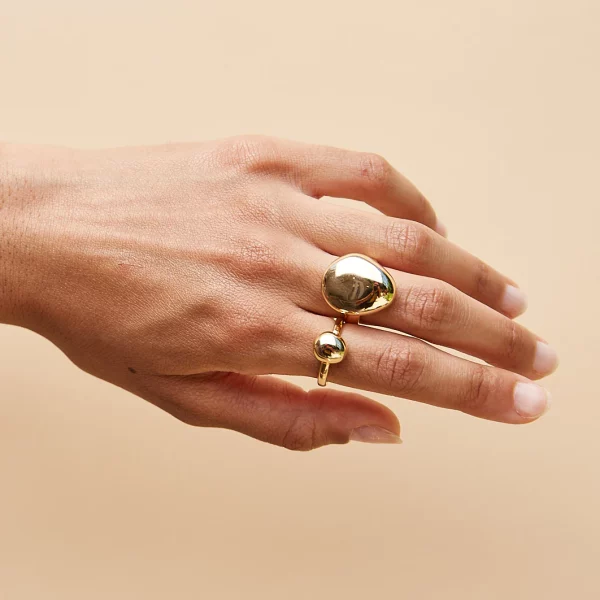 Galina Ring - Small - Gold - Image 3