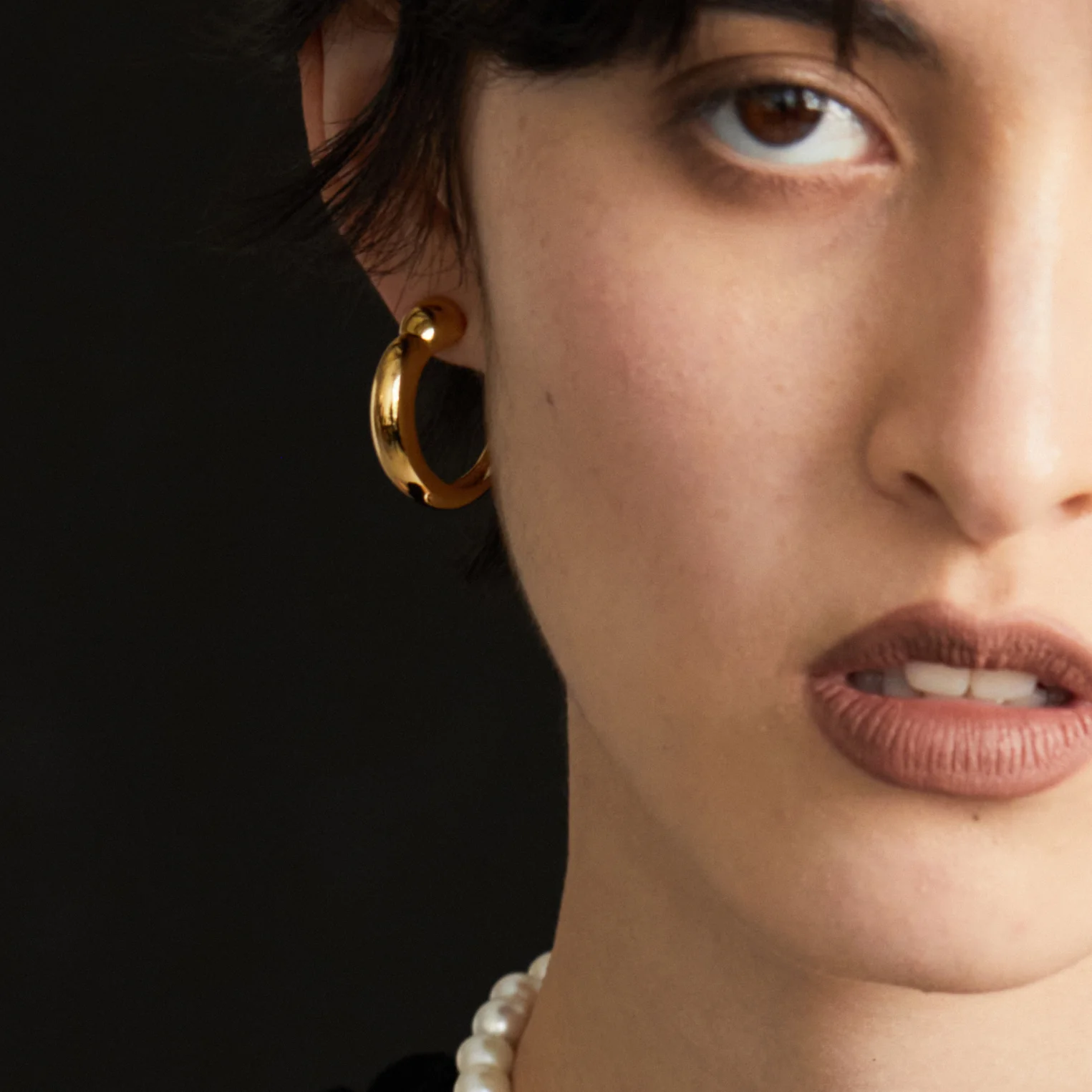 Maso Hoops - Medium - Gold - Image 3