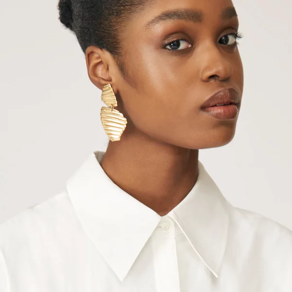 Soleil Statement Drops - Gold - Image 4
