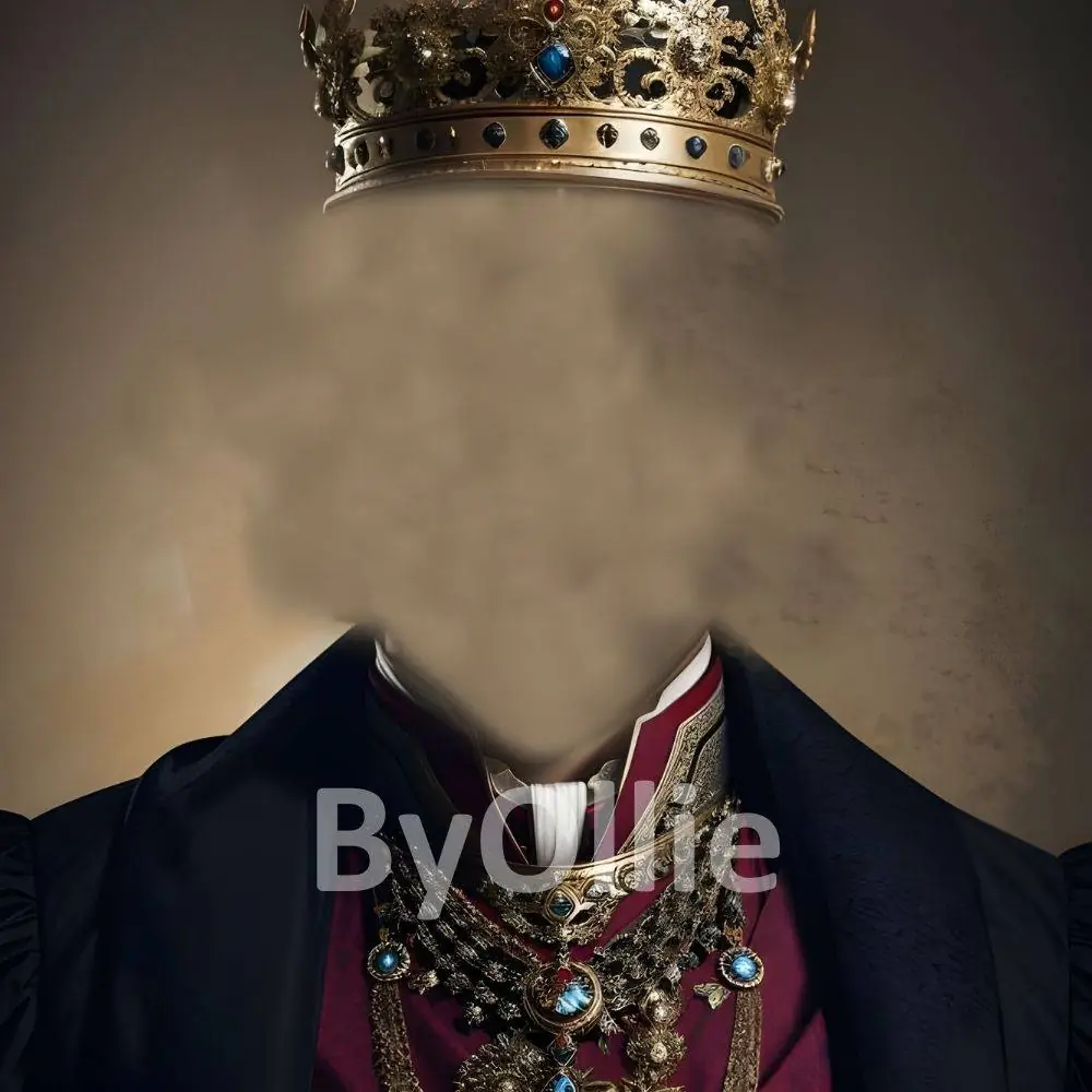 8 Royal Pet Portraits Royalty King Queen Pet Portrait Ring Custom Water Color Pet Portrait Watercolor Painted Pet Portrait Hand drawn - Image 6