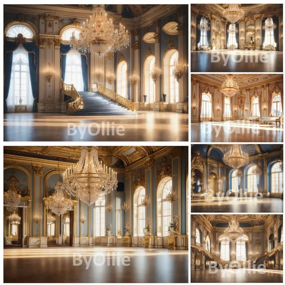 16 Dream Ballroom Digital Backgrounds Travels Royal Castle Backgrounds Mansion Luxe Interiors Royal Backdrops for event planners - Image 3