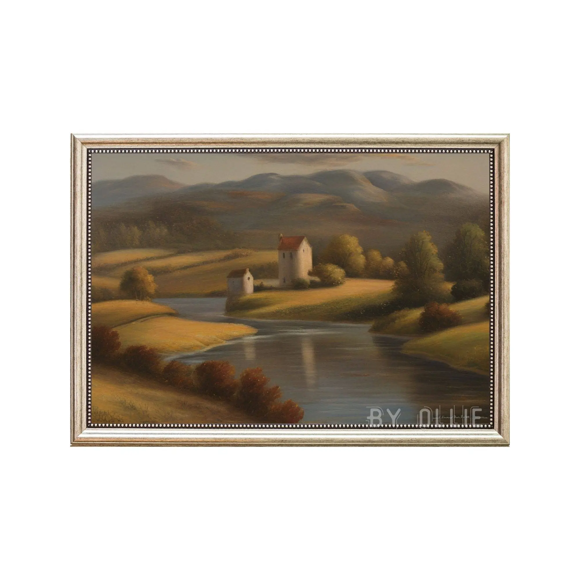 Vintage Autumn Landscape Oil Painting | Art DIGITAL Instant Last Minute Decor | Digital Art | Digital Painting - Image 6