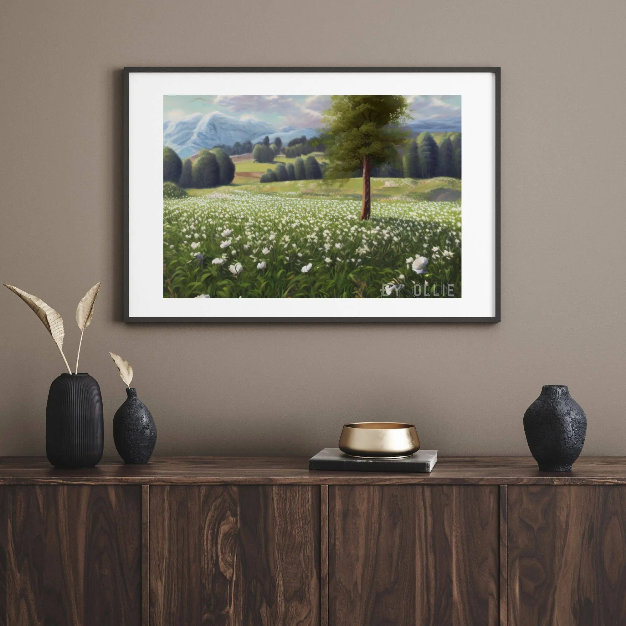 PRINTABLE Landscape Art | Vintage Print Country Meadow Landscape Painting | Digital Download | Digital Wall Art | Digital Painting - Image 6