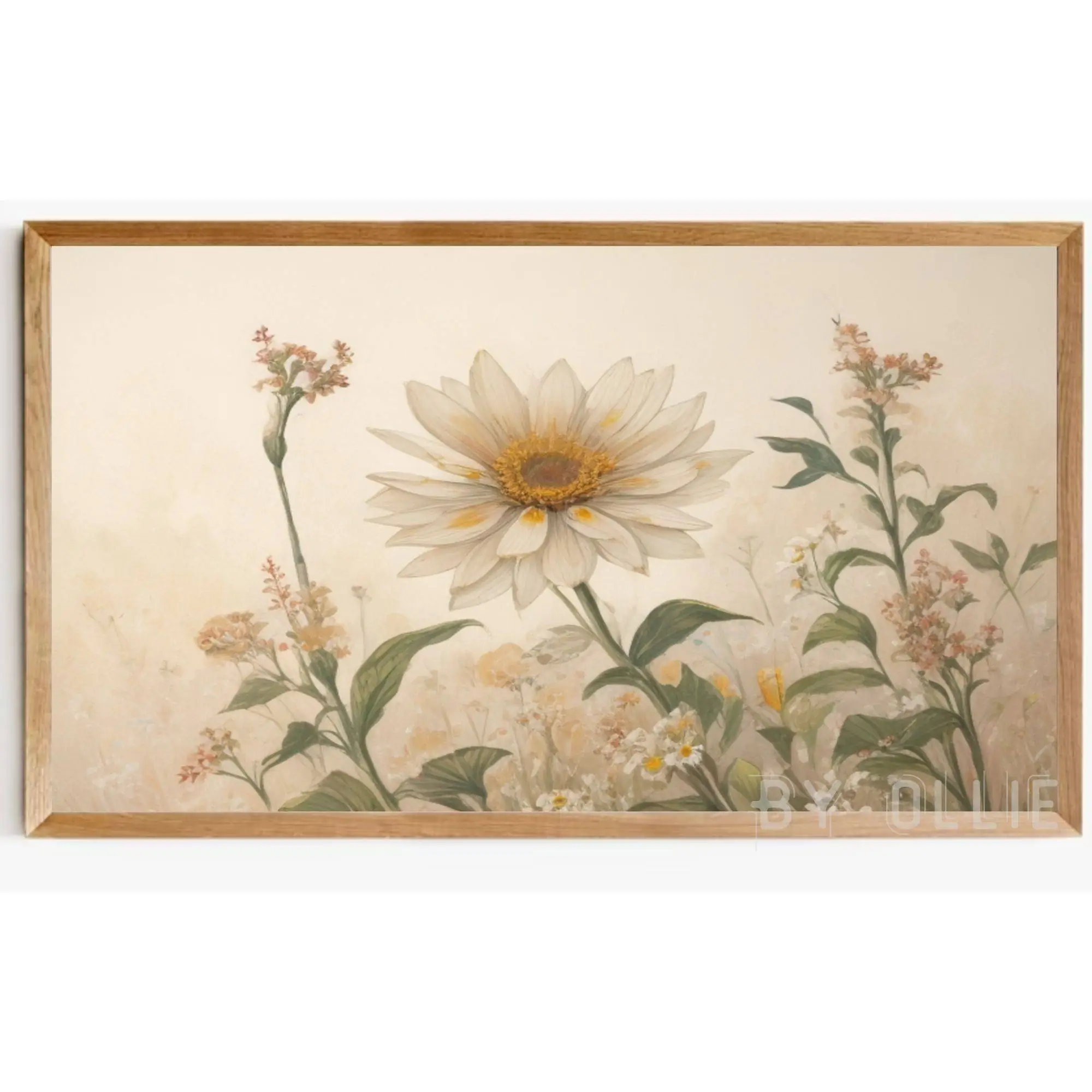 4 Samsung Frame TV Art Printable Wall Art Vintage Flower Still Life Instant Download Wild Flower Painting Landscape Farmhouse Antique Art - Image 4