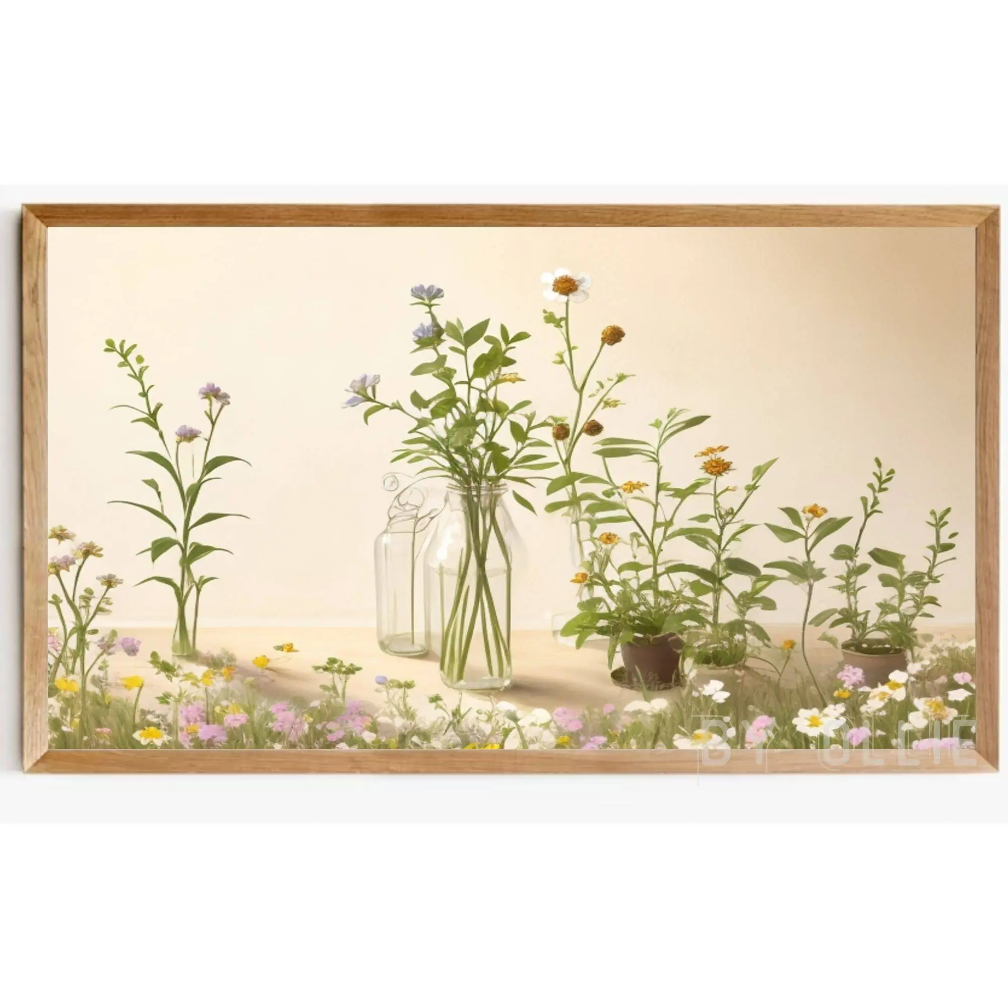 4 Samsung Frame TV Art Printable Wall Art Vintage Flower Still Life Instant Download Wild Flower Painting Landscape Farmhouse Antique Art - Image 6