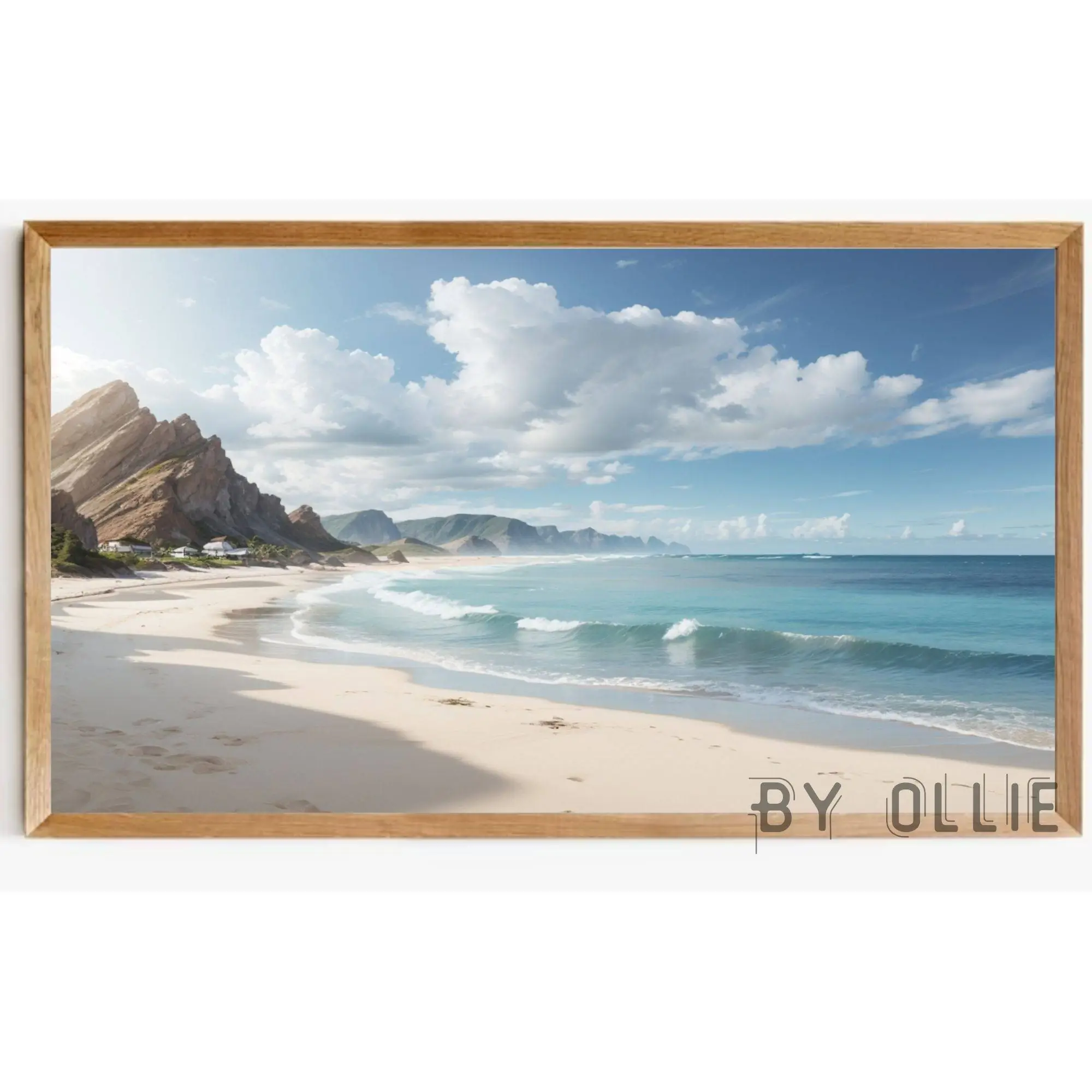 Samsung Frame TV Art Abstract Modern Shapes Neutral DIGITAL TV Download - Image 7