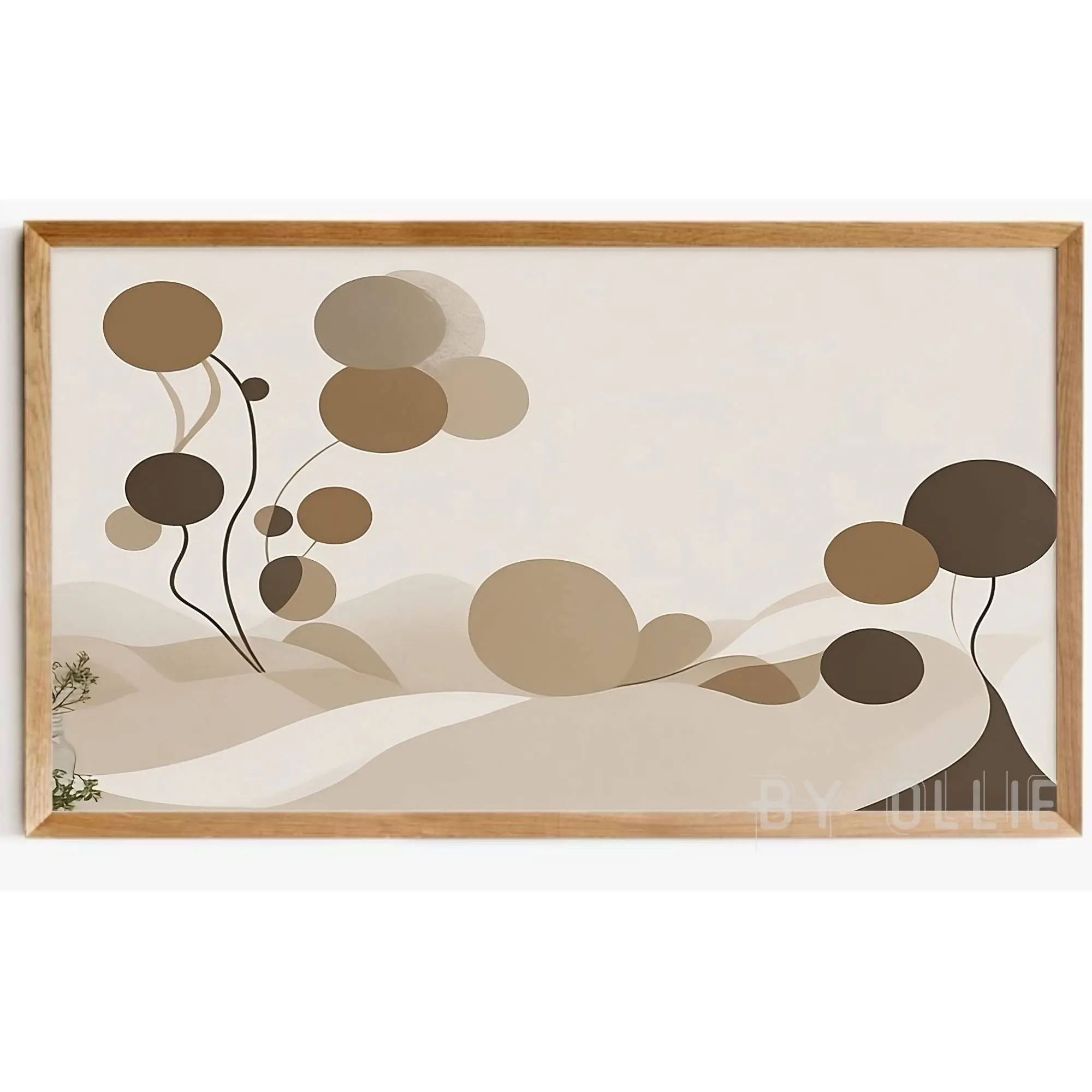 4 Bundle Lg Frame TV Modern Seascape Painting Abstract Coastal Ocean DIGITAL TV Art Printable Wildflower Landscape Vintage Art Print - Image 5