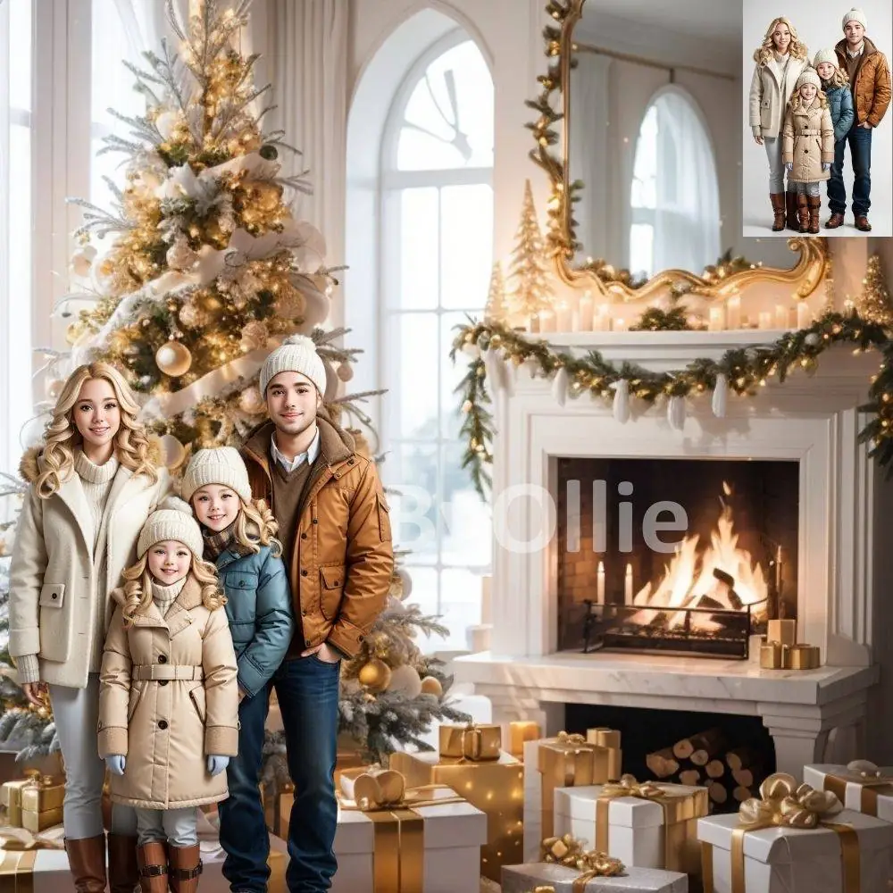 14 christmas town village christmas tree christmas house backdrop digital backdrops northpole candy backgrounds winter wonderland bloggers - Image 8