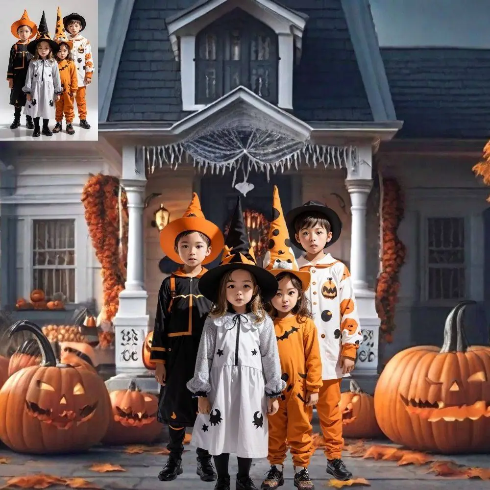 9 Halloween Haunted Creepy Scary Rooms Gothic Spooky Trick or Treat Studio CG Castle Digital Backdrops Pumpkin Backgrounds Photo Overlays - Image 6